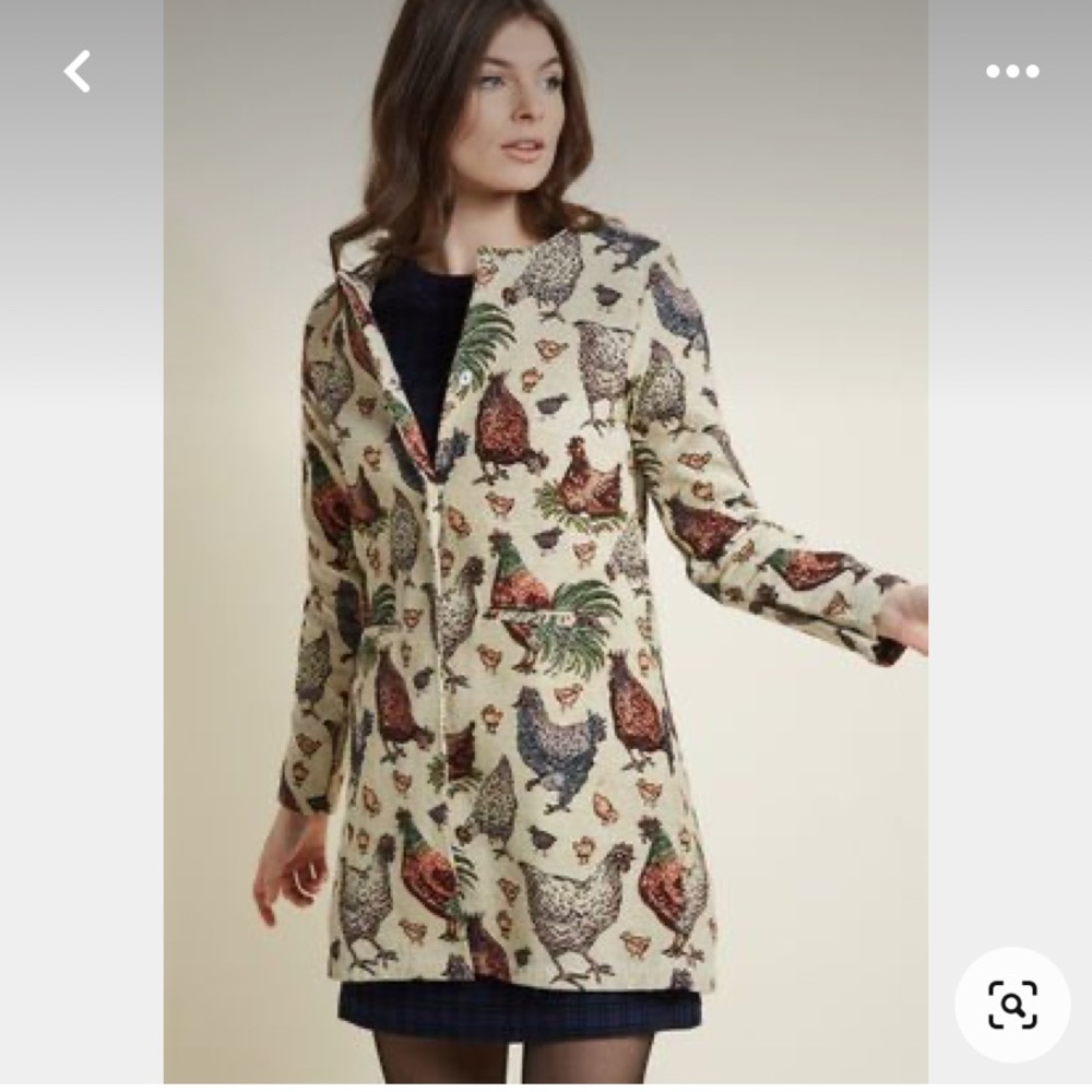 Tapestry chicken coat